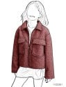 MOLDE CHAQUETA CAZADORA NIÑA 2501
