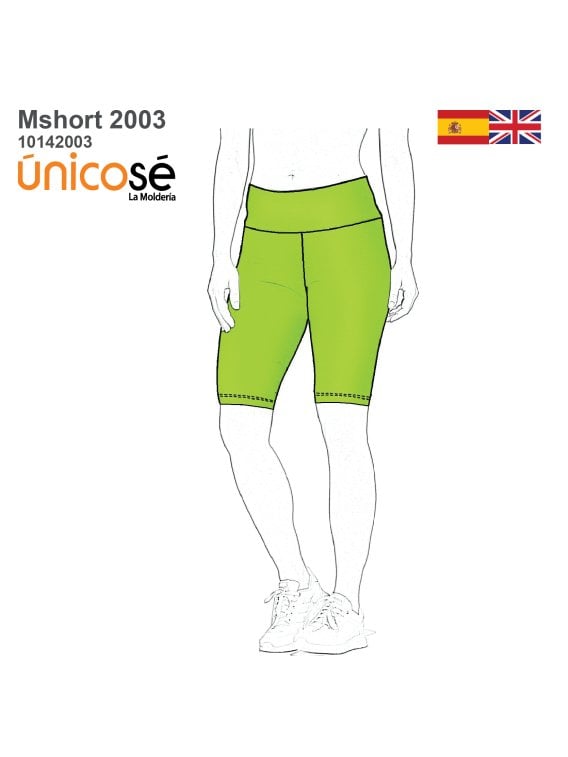 MOLDE SHORT CALZA BIKER MUJER 2003