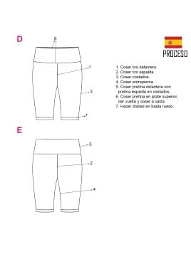 MOLDE SHORT CALZA BIKER MUJER 2003