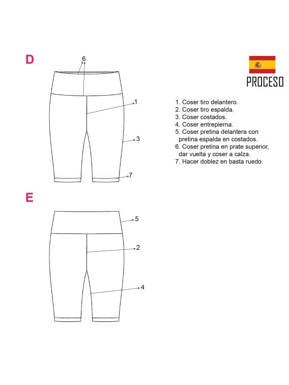 MOLDE SHORT CALZA BIKER MUJER 2003