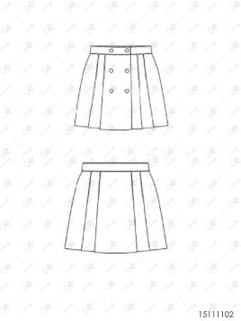 FALDA TABLAS ESCOLAR 1102