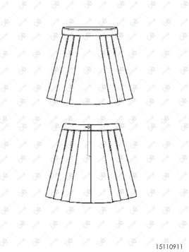 FALDA TABLAS ESCOLAR 0911