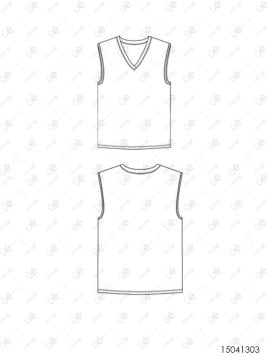 POLERON SIN MANGAS ESCOLAR 1303