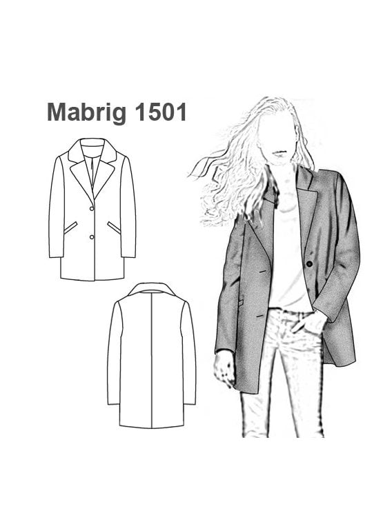 ABRIGO TAPADO BASICO RECTO  OVER SIZE 