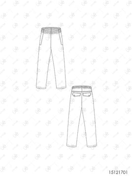 PANTALON BASICO ESCOLAR 1701