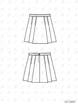 FALDA TABLAS ESCOLAR 0907