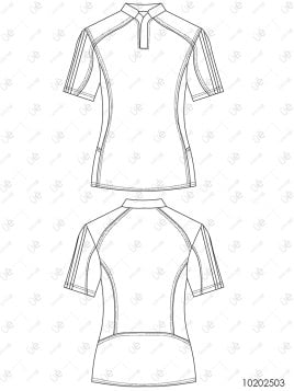 MOLDE DEPORTE CAMISETA RUGBY 2503