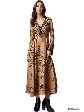 MOLDE VESTIDO MIDI MUJER 2502