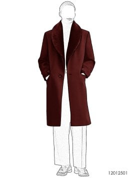 MOLDE ABRIGO SMOKING HOMBRE 2501