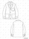 MOLDE CHAQUETA BLAZER HOMBRE 2504