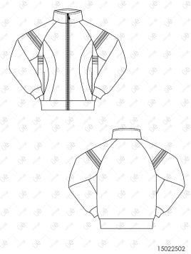 MOLDE ESCOLAR CHAQUETA CORTES 2502