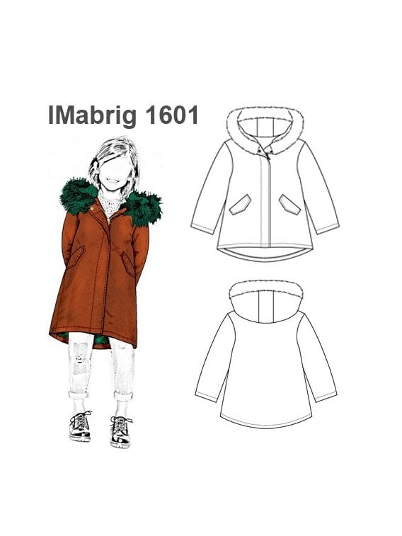 ABRIGO TAPADO CAMPANA CON GORRO NIÑA NENA