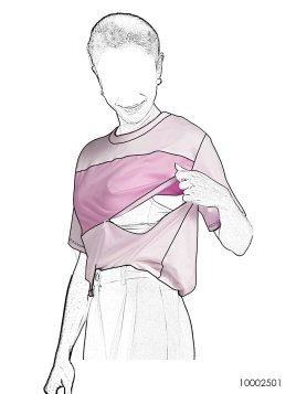 MOLDE CAMISETA DE LACTANCIA EMB 2501