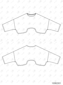 MOLDE TOP OVERSIZE MUJER 2501