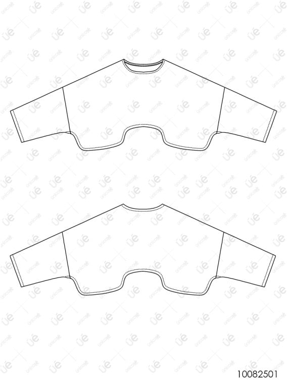 MOLDE TOP OVERSIZE MUJER 2501