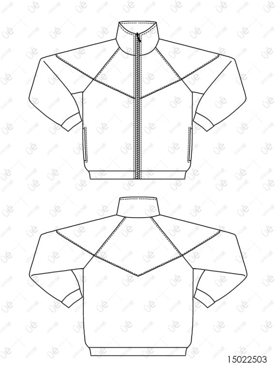 MOLDE ESCOLAR CHAQUETA CORTES 2503