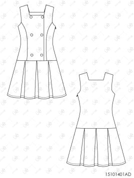 MOLDE JUMPER TABLAS ESCOLAR 1401AD