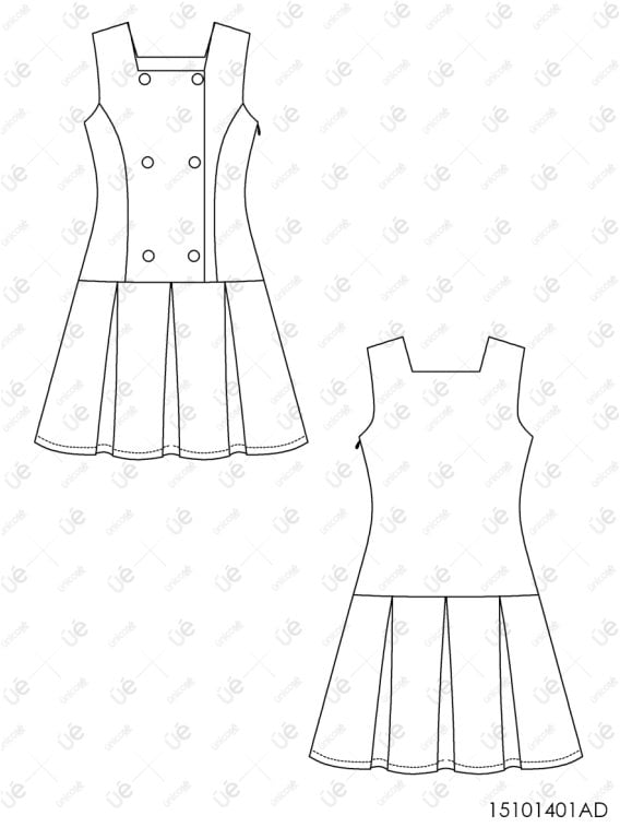 MOLDE JUMPER TABLAS ESCOLAR 1401AD