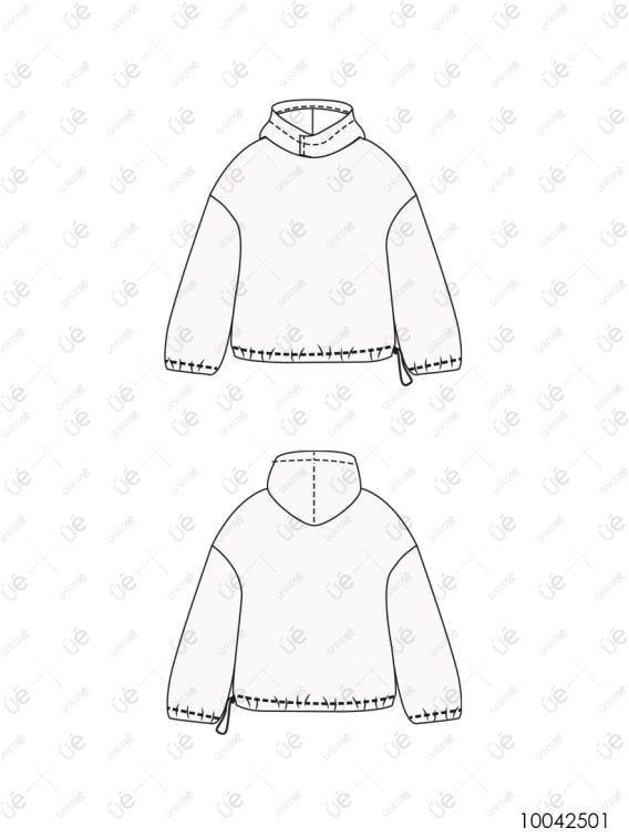 MOLDE POLERON OVERSIZE MUJER 2501