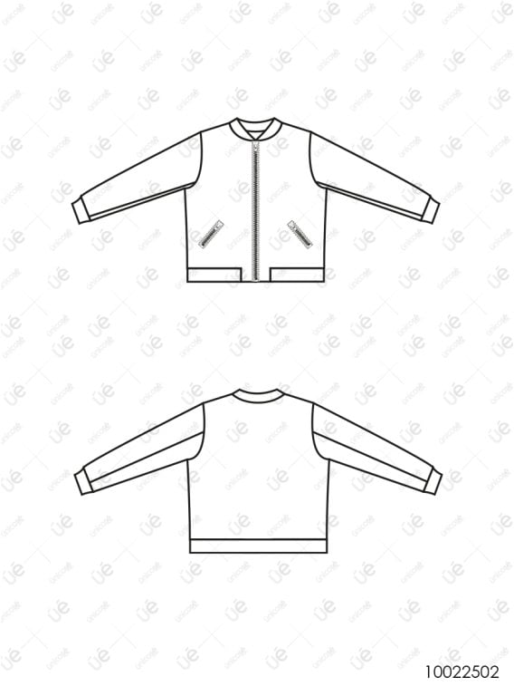 MOLDE CHAQUETA BOMBER MUJER 2502