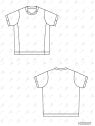 MOLDE DEPORTE CAMISETA RAGLAN 2507