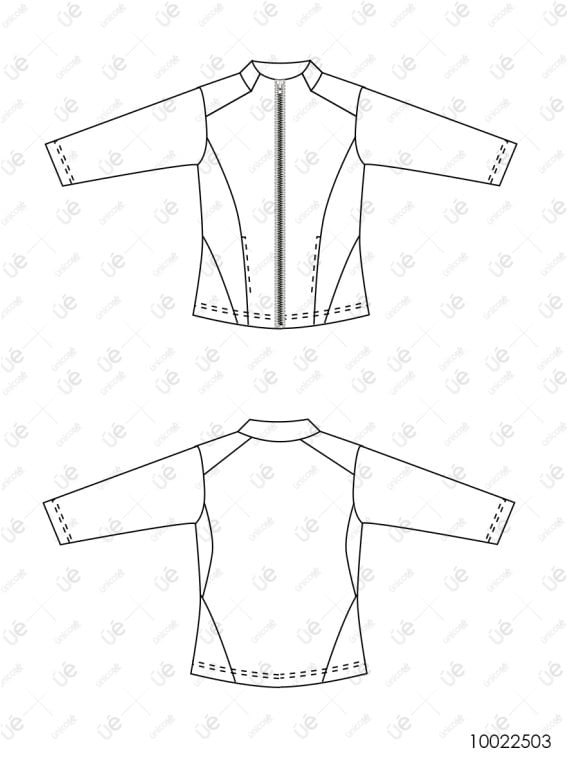 MOLDE CHAQUETA AJUSTADA MUJER 2503