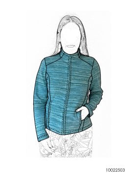 MOLDE CHAQUETA AJUSTADA MUJER 2503