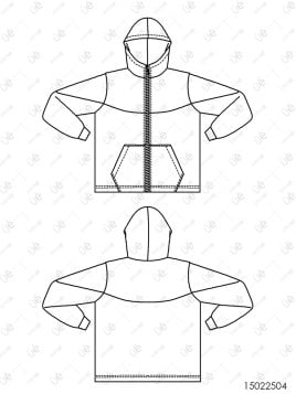 MOLDE ESCOLAR CHAQUETA CORTES 2504