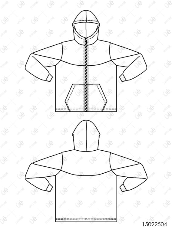MOLDE ESCOLAR CHAQUETA CORTES 2504