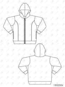 MOLDE ESCOLAR CHAQUETA CORTES 2506