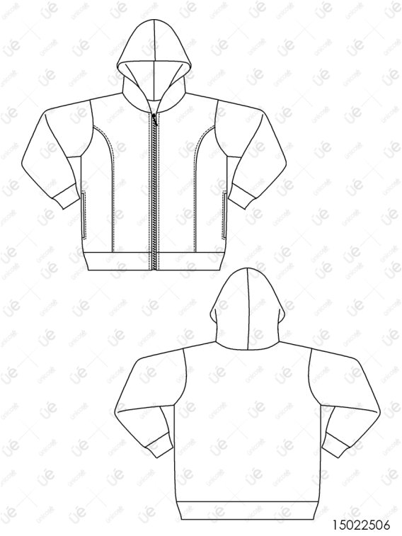 MOLDE ESCOLAR CHAQUETA CORTES 2506