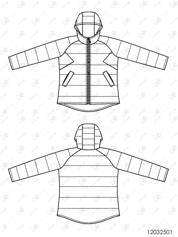 MOLDE PARKA RAGLAN HOMBRE 2501