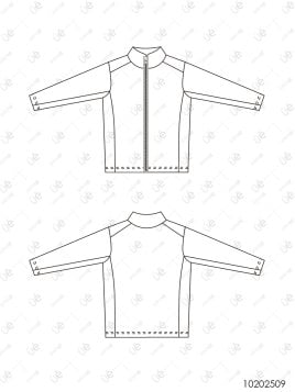 MOLDE DEPORTE CHAQUETA CORTES 2509