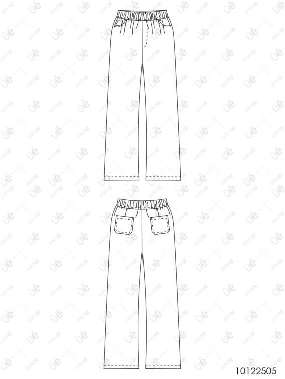 MOLDE PANTALON JEAN MUJER 2505