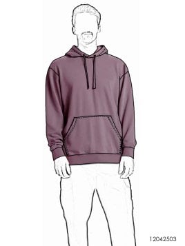 MOLDE POLERON BASICO HOMBRE 2503