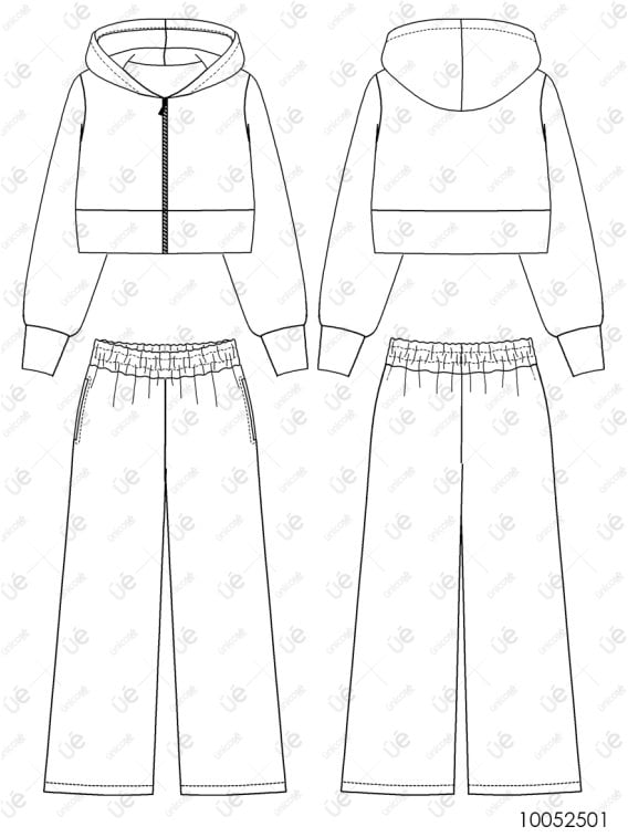 MOLDE BUZO BASICO MUJER 2501