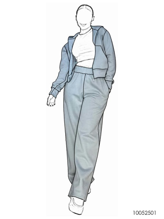 MOLDE BUZO BASICO MUJER 2501