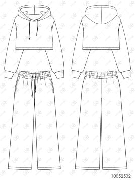 MOLDE BUZO URBANO MUJER 2502