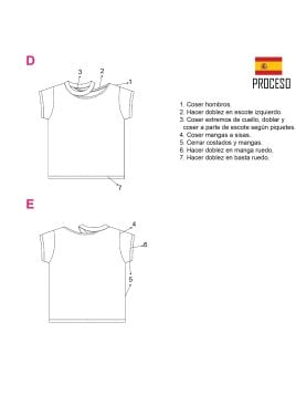 MOLDE POLERA CROP TOP MUJER 2005