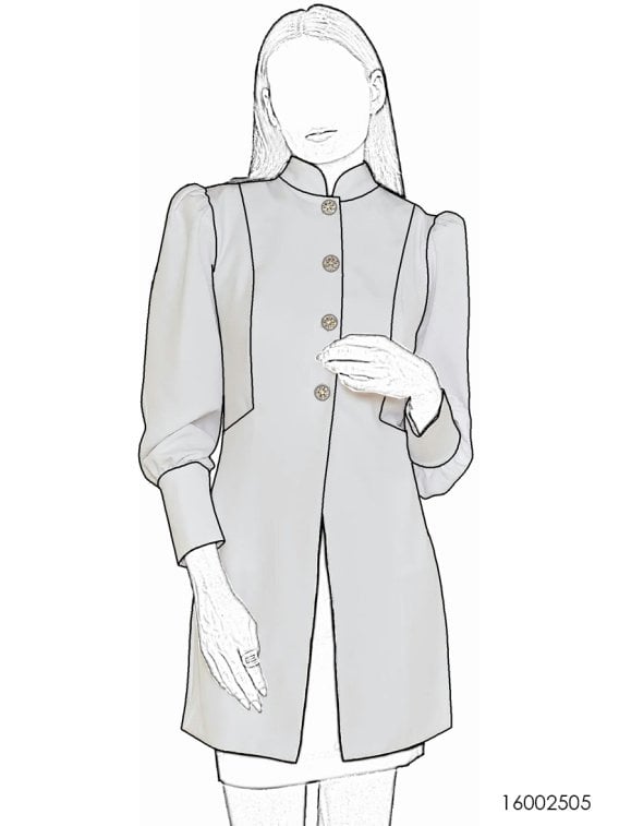 MOLDE TRABAJO BATA CLINICA MUJER 2505