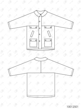 MOLDE ABRIGO CHAQUETA OVERSIZE MUJER 2501