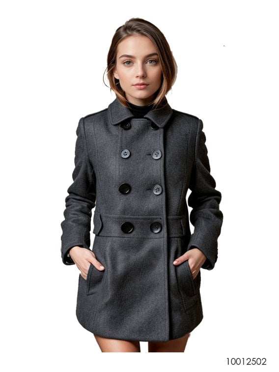 MOLDE ABRIGO CRUZADO MUJER 2502