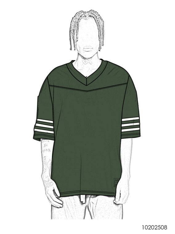 MOLDE CAMISETA FUTBOL AMERICANO 2508