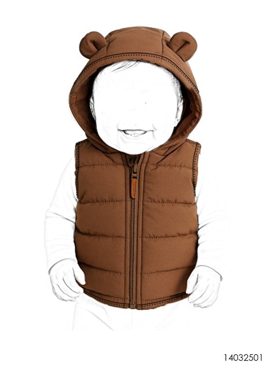 MOLDE PARKA CHALECO BEBE 2501