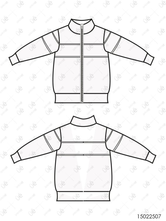 MOLDE ESCOLAR CHAQUETA 2507