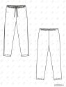 MOLDE DEPORTE PANTALON URBANO 2514