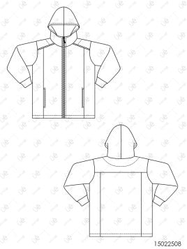 MOLDE ESCOLAR CHAQUETA CORTES 2508