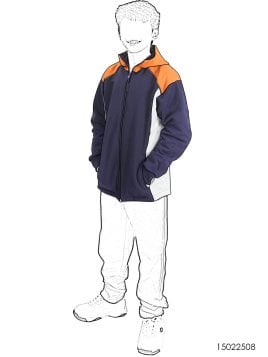 MOLDE ESCOLAR CHAQUETA CORTES 2508