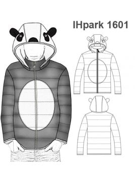 PARKA CON GORRO NIÑO 1601