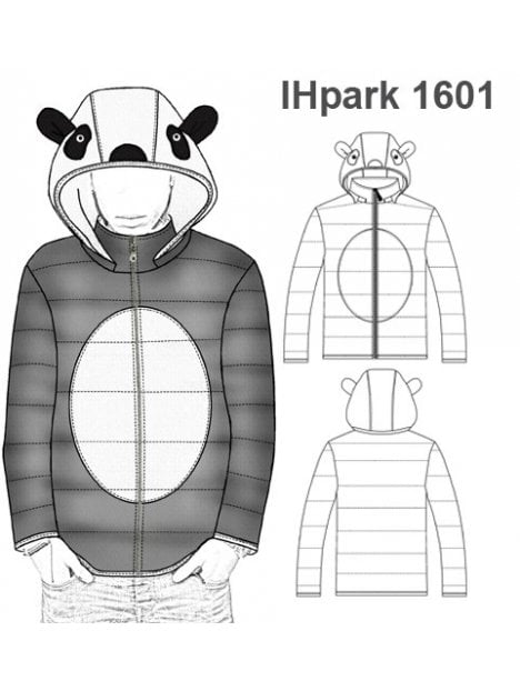 PARKA CON GORRO NIÑO 1601